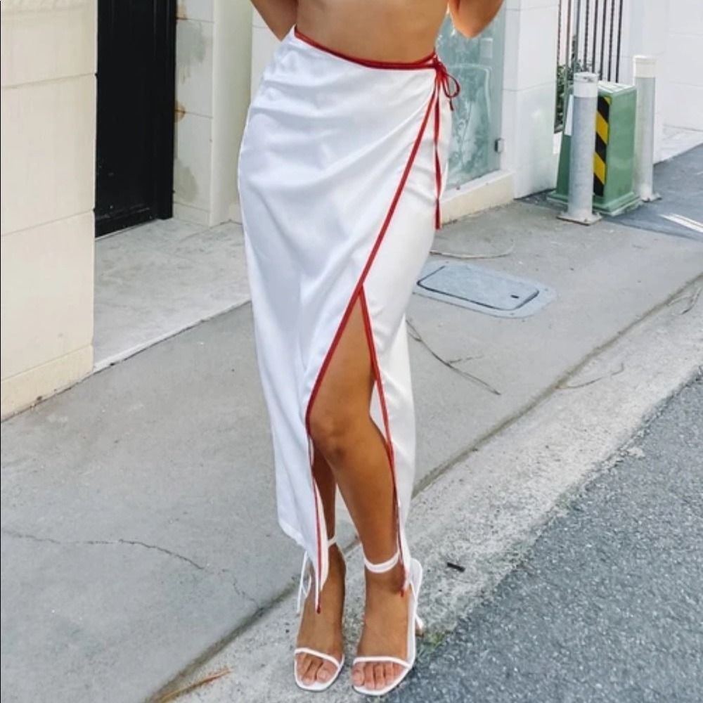 Lou Wrap Maxi Skirt - Picture 4 of 7